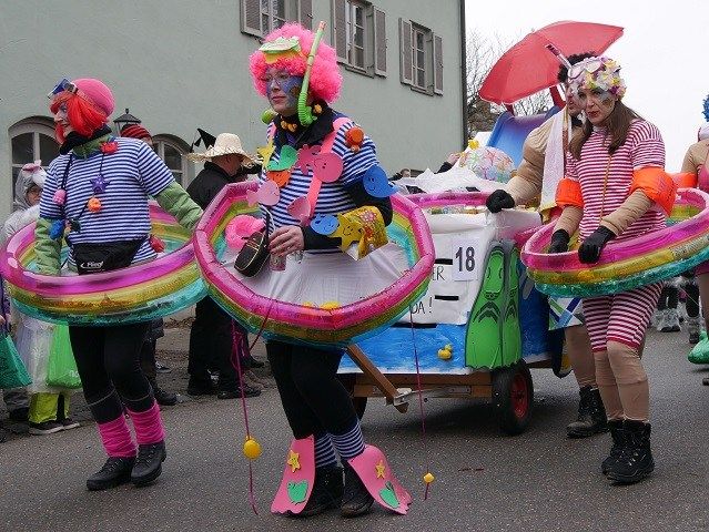 Quiet and colorful – the carnival parade Obergünzburg 2018 Quiet and colorful – the carnival parade Obergünzburg 2018