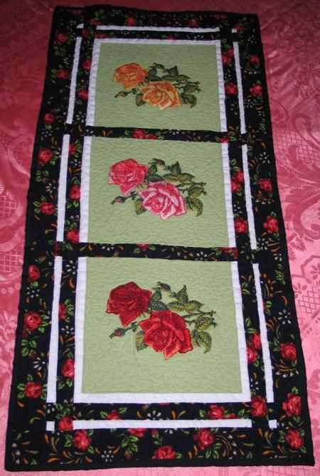 37 best Embroidery on quilted items images on Pinterest | Machine ... 37 best Embroidery on quilted items images on Pinterest | Machine ...