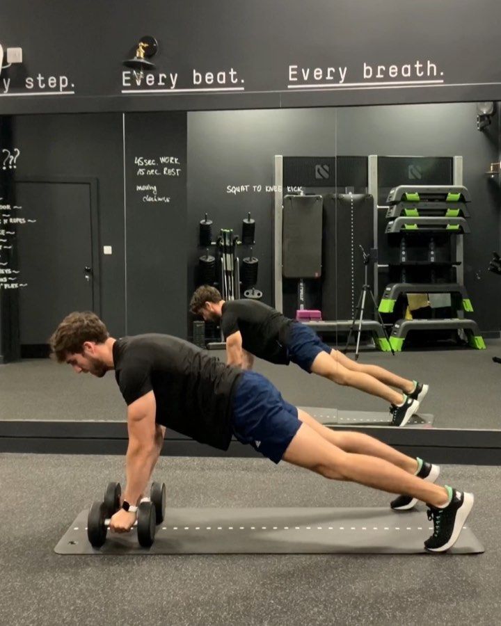 DUMBBELL WORKUT Today’s workout for you packs a little bit of