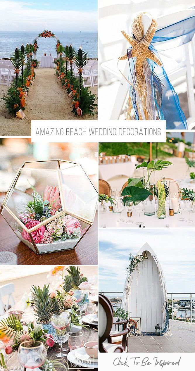 Simple Beach Wedding Decor Inspiration Florida Wedding Flowers