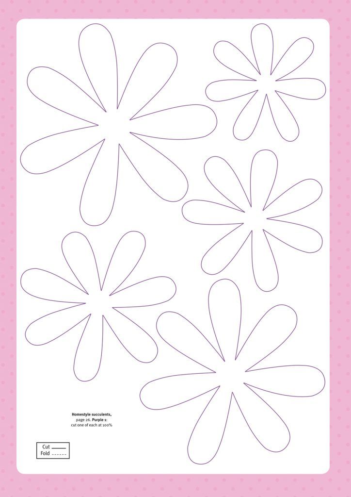 free papercraft templates from papercraft inspirations 160 flower paper craft template