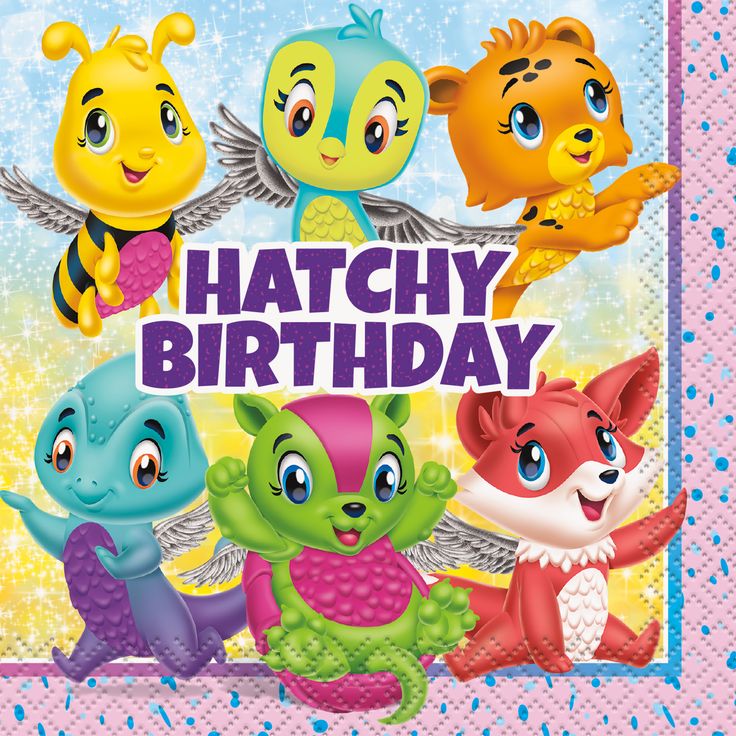 26 Hatchimals Colleggtibles Stickers Sheet Birthday Party Favor Supplies Draggle