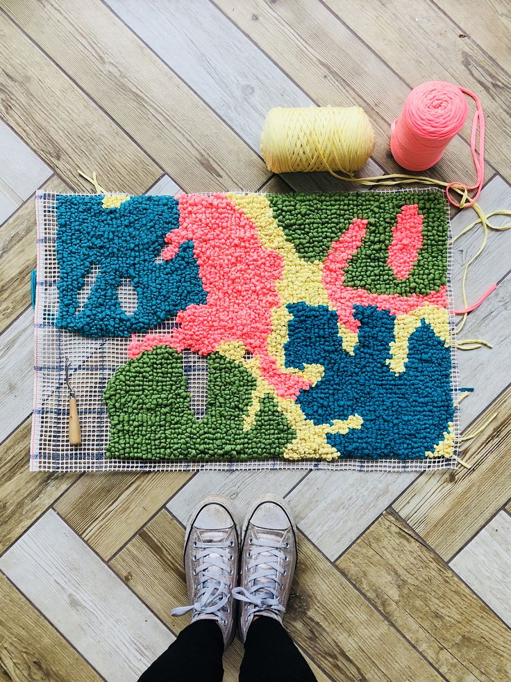 Pin em Rug hooking
