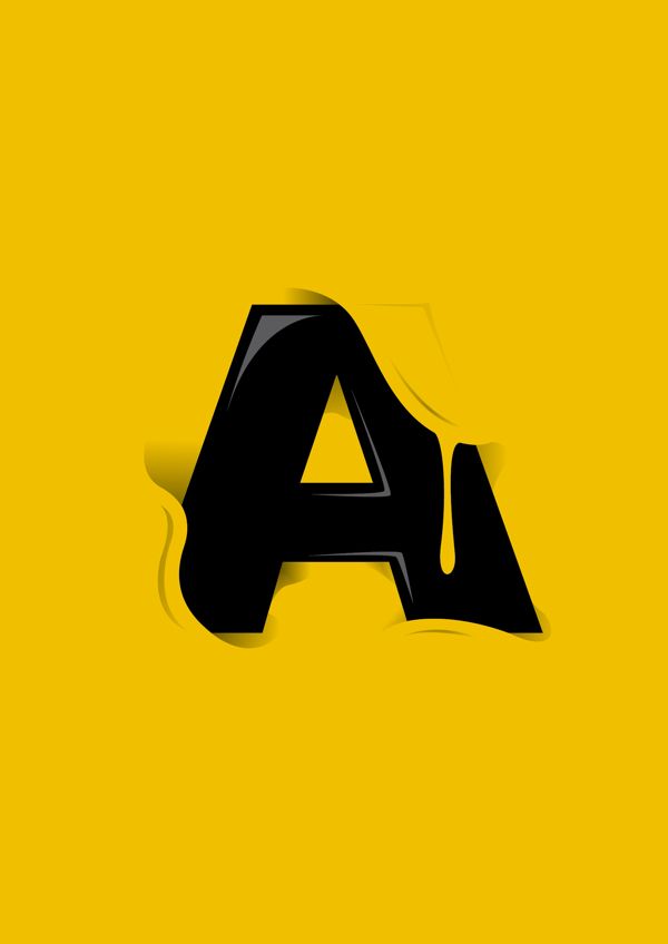 letter a designed