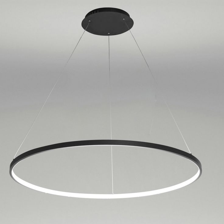 Ledペンダントライト 照明器具 店舗照明 リビング照明 おしゃれ照明 黒色 白色 Led対応 D80cm Acrylic Chandelier Black Pendant Light Circular Pendant Light, Circle Pendant Light Fixture