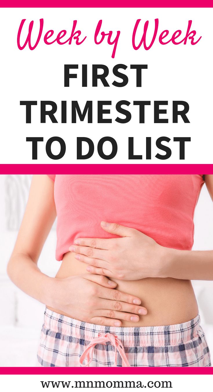 Week by Week Pregnancy Checklist: First Trimester