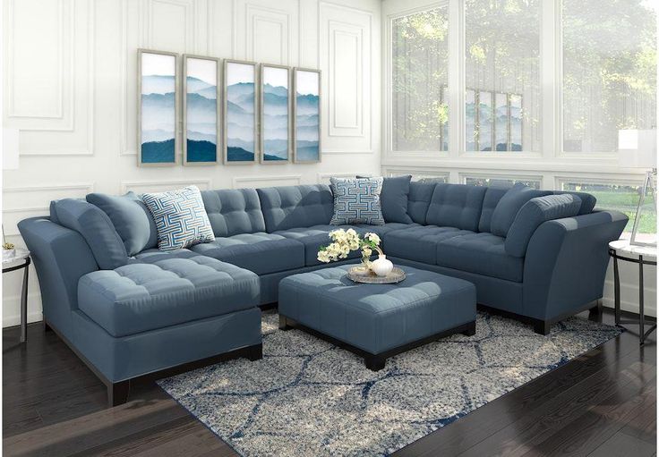 Cindy Crawford Home Metropolis Indigo 3 Pc Sectional Of Rooms To Go 3 Piece Sectional Cindy Crawford Home Metropolis Indigo 3 Pc Sectional Of Rooms To Go 3 Piece Sectional