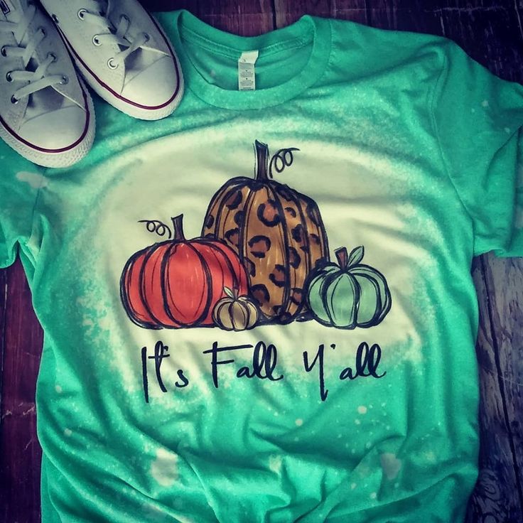 It's Fall Y'all, Fall apparel, pumpkins, distressed tee, unisex tee, sof...