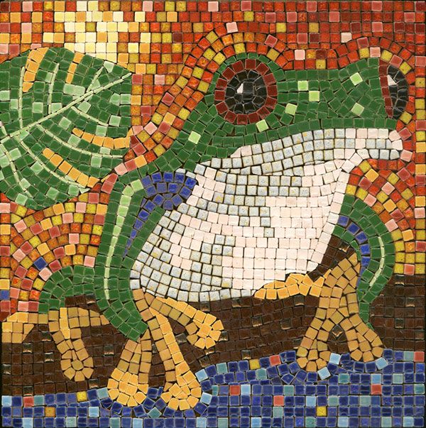 20 Best Animal Mosaic Images On Pinterest Animals Mosaic Frog Mosaik Frosch Mosaique Grenouille Micro Ceramic Tiles Kit Alea