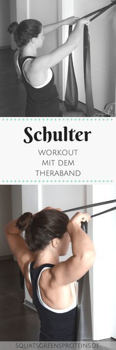 Anfänger Schulter Workout mit dem Thera-Band