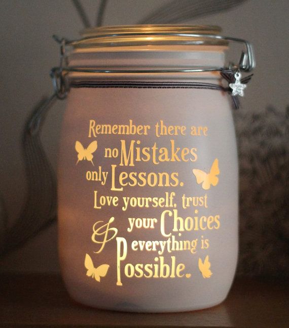 Personalised Glass Candle Memory Jar Remember By Jarofheartsgifts