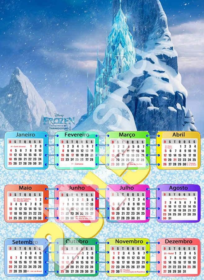 30 best 2015 New Year Frozen Printable Monthly Calendar images on - countdown calendar templates 30 best 2015 New Year Frozen Printable Monthly Calendar images on - countdown calendar templates