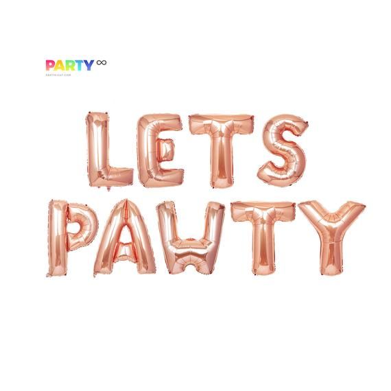 Lets Pawty Balloons Puppy Birthday Party Decoration Puppy