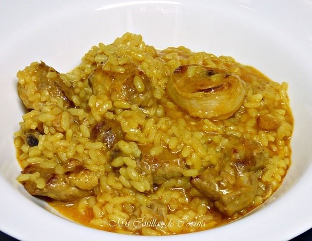 Arroz Caldoso Con Pollo Y Costilla De Cerdo Cooking Lover Cookery Mediterranean Recipes
