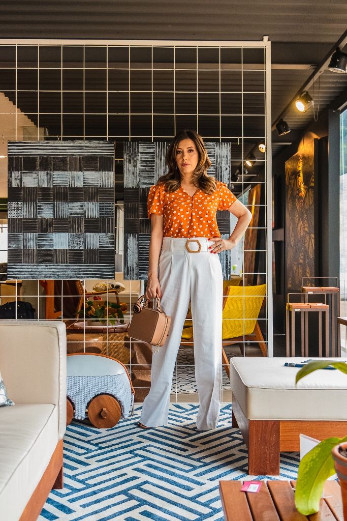 Meu look : Calça branca de linho | Calça branca, Look calça branca, Calça