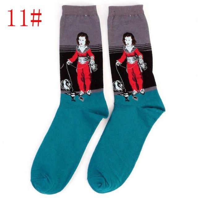 Unisex Women Men Starry Night Art Painting Socks Van Gogh Modern Renaissance