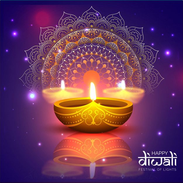 Happy Diwali Celebration Background Premium Vector Premium Vector Freepik Vector Background Celebration Background Happy Diwali Diwali Festival Of Lights