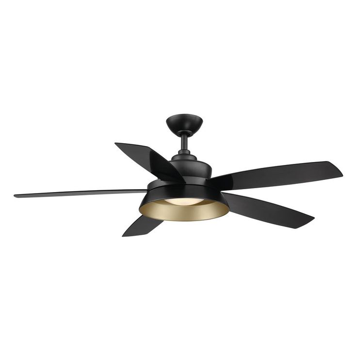 Home Decorators Collection Kempston 52 In Integrated Led Outdoor Matte Black Ceiling Fan With Light Kit And Remote Control Sw1654wet Mbk The Depot Home Decorators Collection Kempston 52, Home Decorators Collection Ceiling Fan Parts