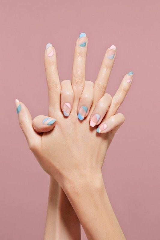 minimal + playful nail design