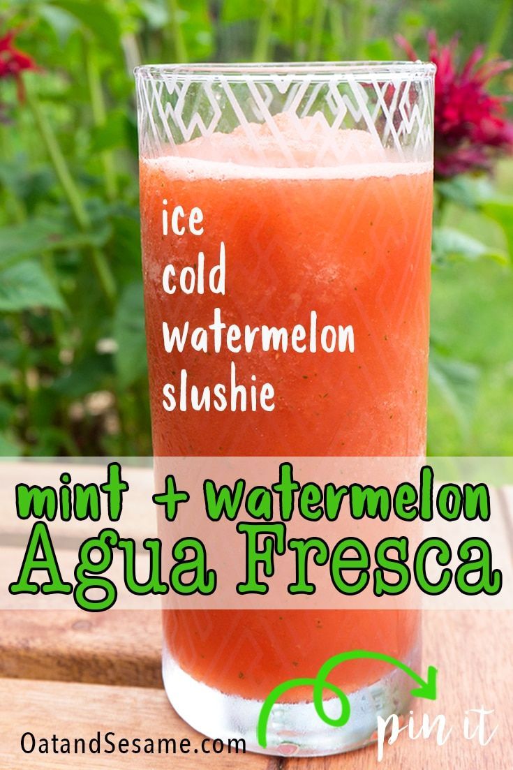 Mint Watermelon Agua Fresca Mint Watermelon Agua Fresca