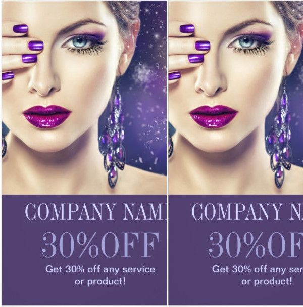 makeup artist flyers
