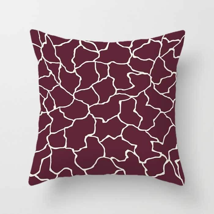 Burgundy Decorative Pillow Covers Burgundy, Wine, Gray Decorative Pillow