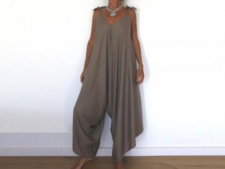 Patron de couture , Salopette Sarouel pour femme Plus