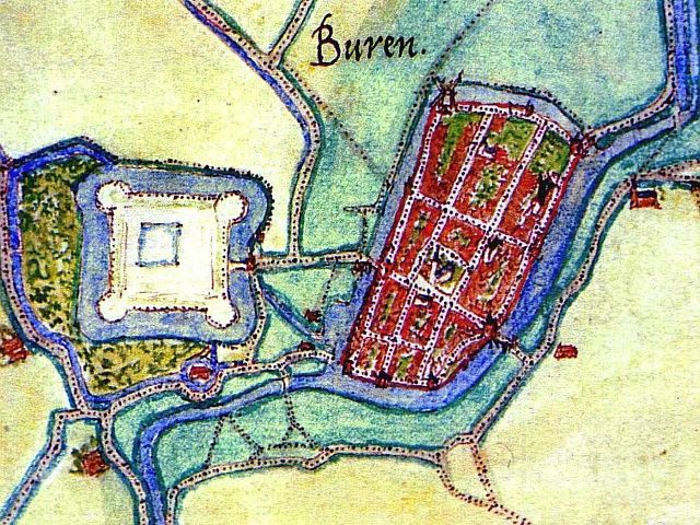 Buren, Gld., NL Buren, Map, Prints