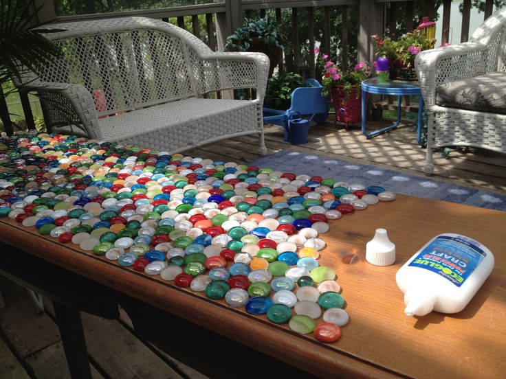 25 Unique Outdoor Table Tops Ideas On Diy Exterior Junk Mail Gems Diy Marble Mosaic Table Top To Replace Patio Glass