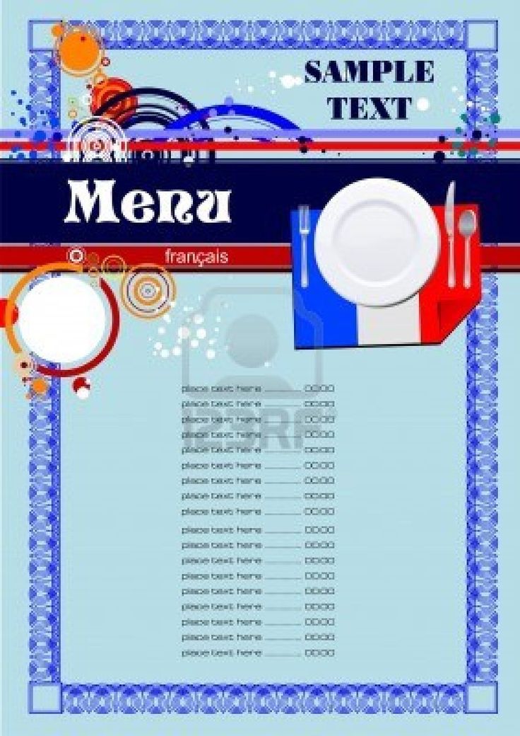 Menu du restaurant français (cafe) Banque du0027images - 9552035 - cocktail menu template free download Menu du restaurant français (cafe) Banque du0027images - 9552035 - cocktail menu template free download