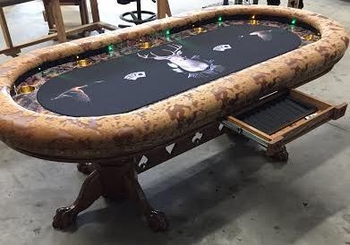 Redskins poker table felt
