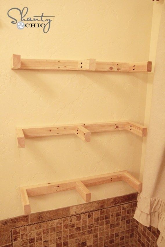 Easy DIY Floating Shelves - Floating Shelf Tutorial Video & Free Plans