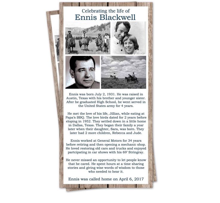 34 best in memory of celebration of life funeral program images celebration of life template