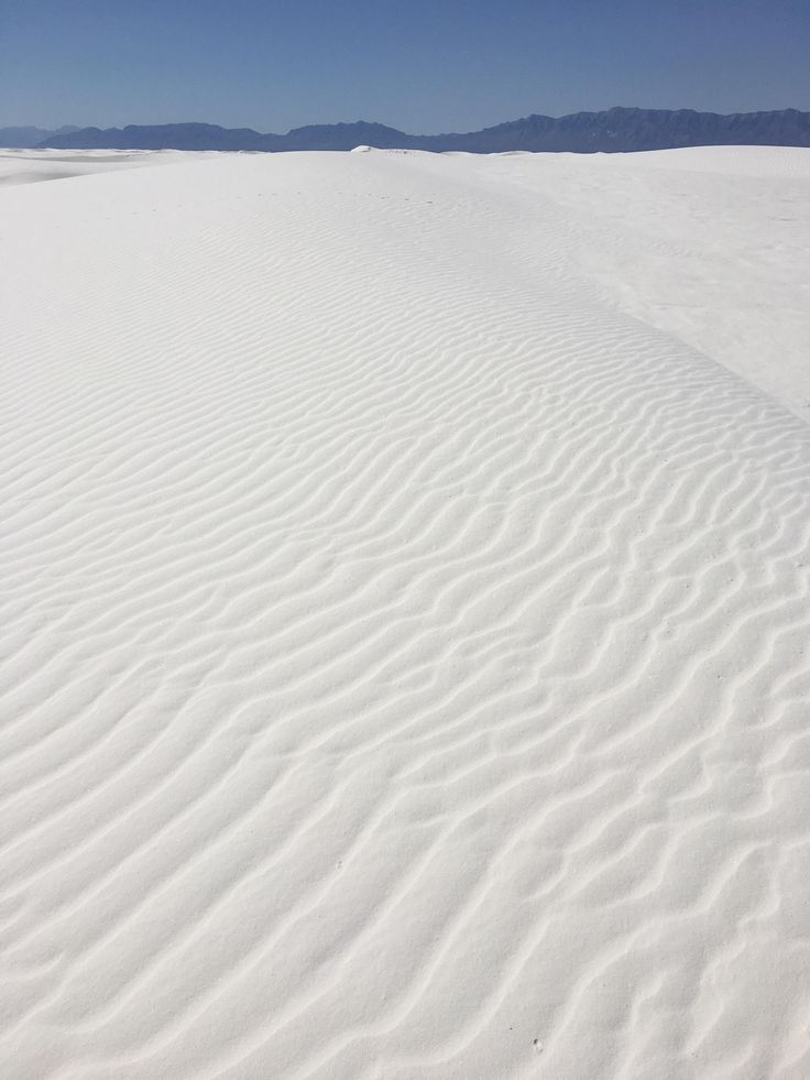 Национальный парк White Sands (Белые Пески), Нью Мексико, США - "Нереальное мест