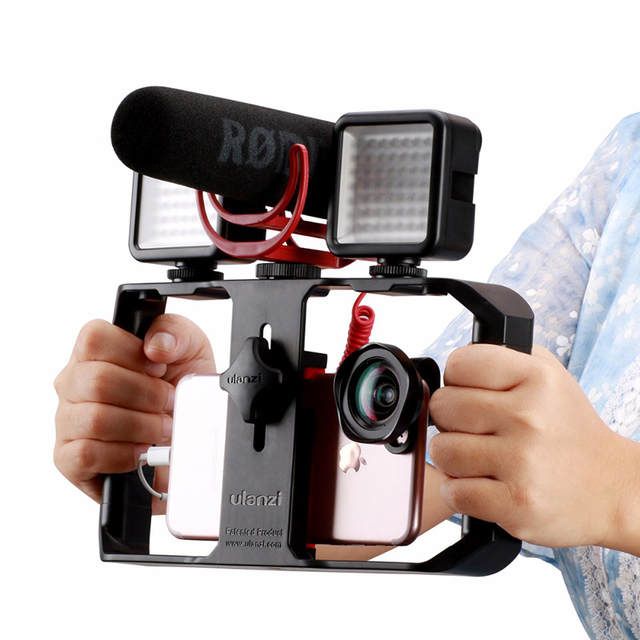 Tienda Online Ulanzi U Rig Pro Smartphone Video Rig W 3 Soportes De Zapatos Filmación Caso De Mano Teléfono Teléfono Inteligente Cosas Tecnologicas Smartphone