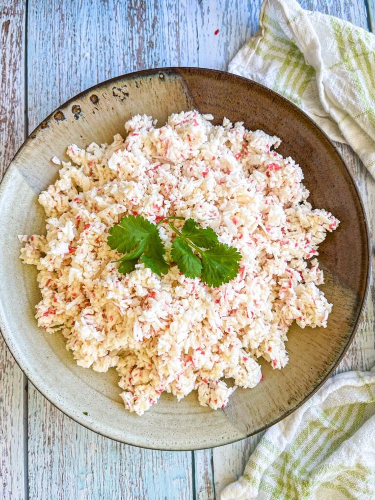 How to: Make Sushi Crab Mix - Weekday Pescatarian | Crab salad recipe