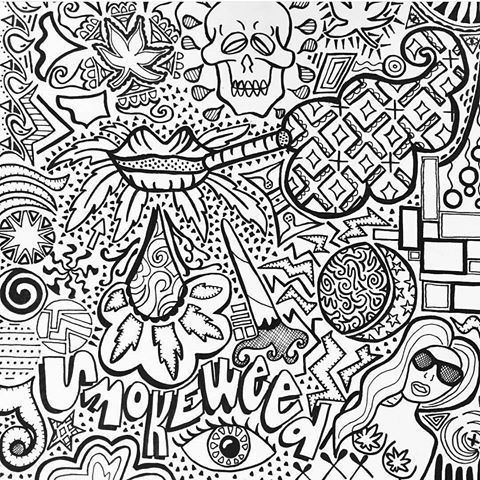 Stoner Coloring Pages For Adults Fresh The Stoner S Coloring Book Coloring Pages Coloring Books Space Coloring Pages