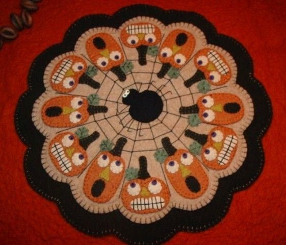 scaredy jacks penny rugcandle mat e pattern penny rug scaredy jacks halloween penny rugcandle mat e pattern the prim pattern - Halloween Rug scaredy jacks penny rugcandle mat e pattern penny rug scaredy jacks halloween penny rugcandle mat e pattern the prim pattern - Halloween Rug