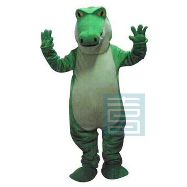 Details about / Green Dragon Mascot Costume Suit Cosplay Party Game Dress Outfit Halloween Adult