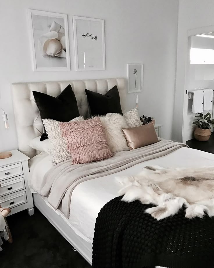 1529 best Apartment Decor images on Pinterest Home ideas, Bedrooms - chambre grise et rose 1529 best Apartment Decor images on Pinterest Home ideas, Bedrooms - chambre grise et rose