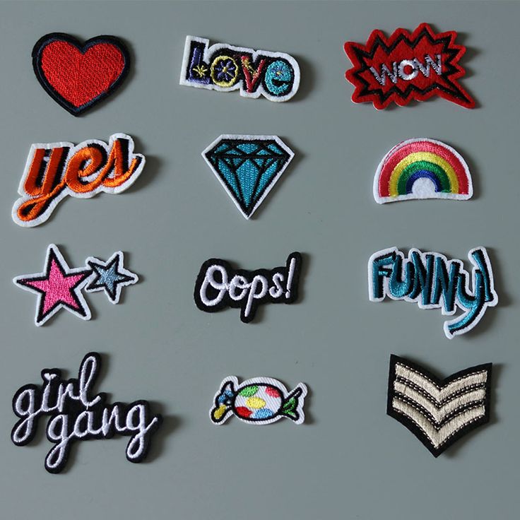 Parches bordados cómodos Parche divertido de coser con insignias para Parches bordados cómodos Parche divertido de coser con insignias para