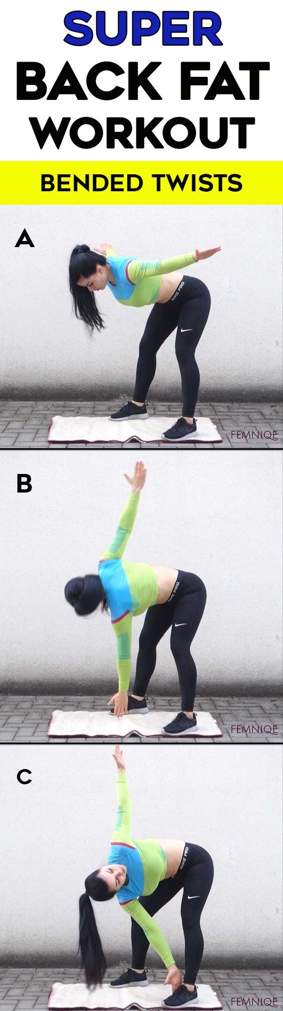 Pin on Back fat workout