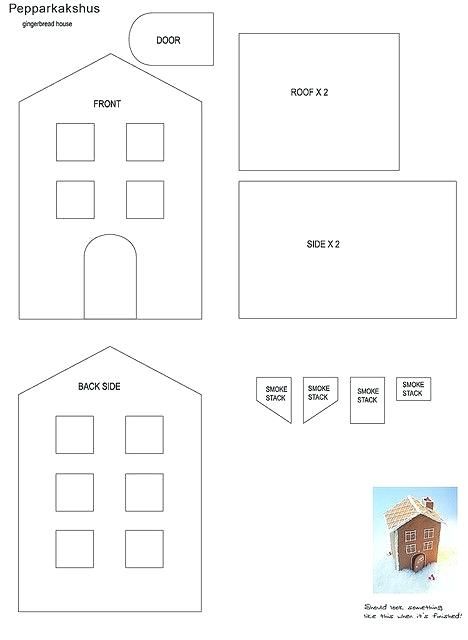 gingerbread house template printable gingerbread house patterns