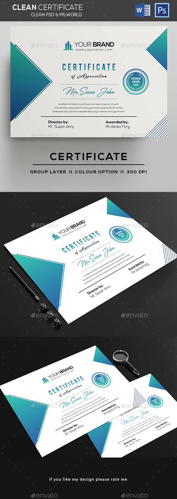 Certificate #landscape certificate #creative certificate • Download here → https://graphicriver.net/item/certificate/21150259?ref=pxcr