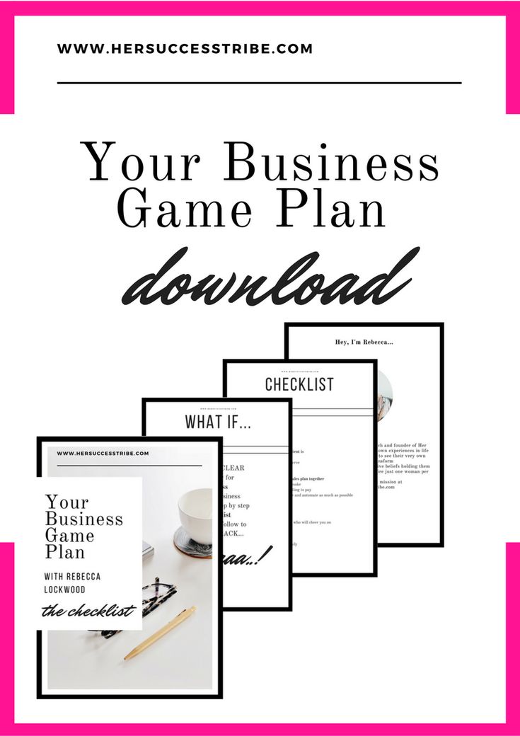 Help putting a business plan together
