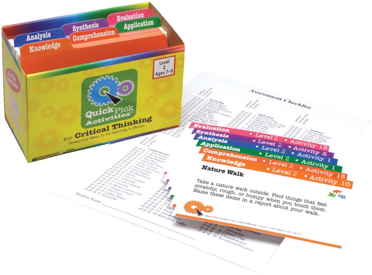 Classroom activities for critical thinking