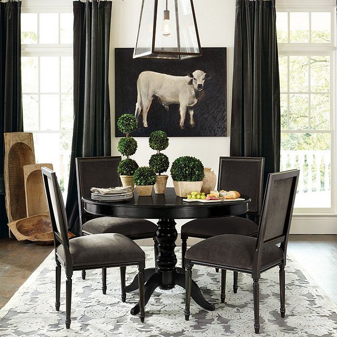 Sidney Dining Table Ballard Designs Dining Room Curtains Dining Table Black Dining Room