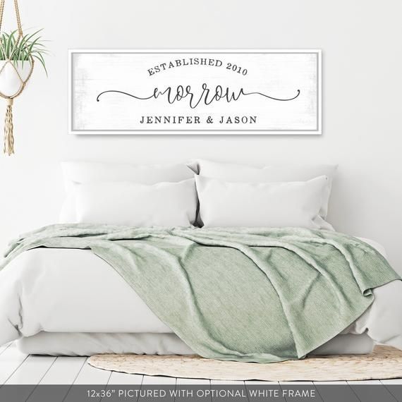 Master bedroom wall decor over the bed-marriage signs-bedroom signs above bed-wedding gift for couple-bridal shower gift-wall decor bedroom