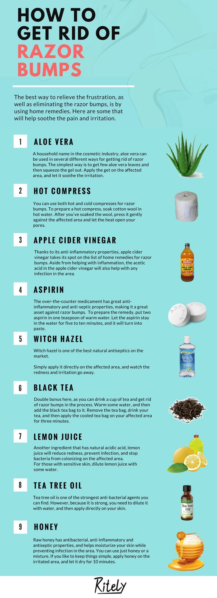 Get rid of razor bumps home remedies