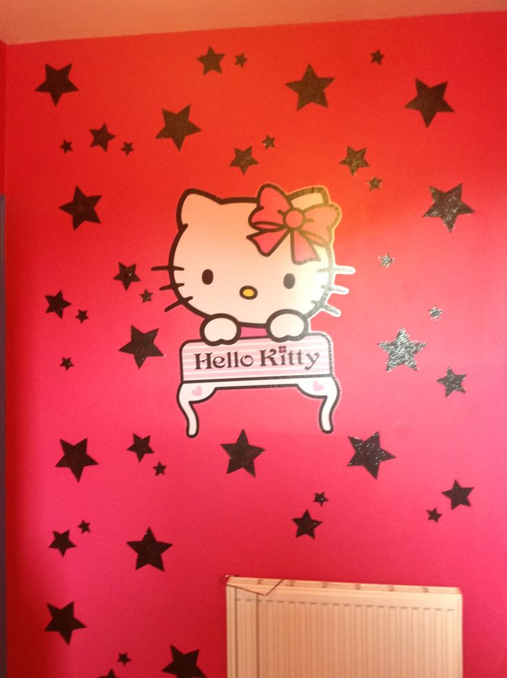 hello kitty wall stencil
